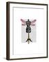 Dragonfly Mannequin-Fab Funky-Framed Art Print