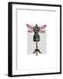 Dragonfly Mannequin-Fab Funky-Framed Art Print