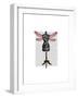 Dragonfly Mannequin-Fab Funky-Framed Art Print