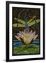 Dragonfly - Paper Mosaic-Lantern Press-Framed Art Print