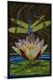 Dragonfly - Paper Mosaic-Lantern Press-Mounted Art Print