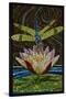 Dragonfly - Paper Mosaic-Lantern Press-Stretched Canvas