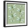 Dragonfly Pattern-Cherie Roe Dirksen-Framed Giclee Print