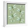 Dragonfly Pattern-Cherie Roe Dirksen-Framed Giclee Print