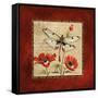 Dragonfly & Poppies-Gregory Gorham-Framed Stretched Canvas