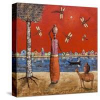 Dragonfly River-Michel Rauscher-Stretched Canvas