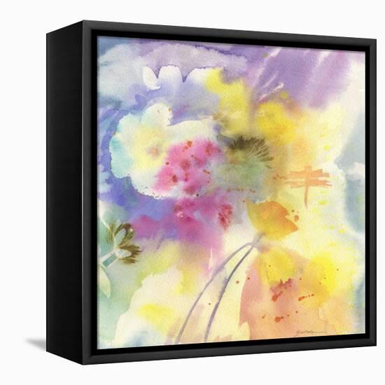 Dragonfly-Sheila Golden-Framed Stretched Canvas