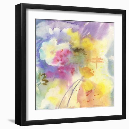 Dragonfly-Sheila Golden-Framed Art Print