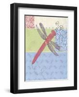 Dragonfly-Elizabeth Jordan-Framed Art Print