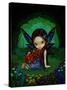 Dragonling Garden I-Jasmine Becket-Griffith-Stretched Canvas