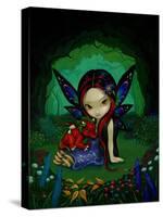 Dragonling Garden I-Jasmine Becket-Griffith-Stretched Canvas