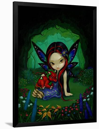 Dragonling Garden I-Jasmine Becket-Griffith-Framed Art Print