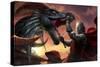 Dragonslayer by Tom Wood Poster-Tom Wood-Stretched Canvas