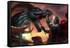 Dragonslayer-Tom Wood-Framed Stretched Canvas