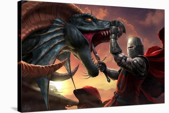 Dragonslayer-Tom Wood-Stretched Canvas