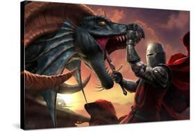 Dragonslayer-Tom Wood-Stretched Canvas