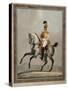 Dragoon Officer of the Royal Saxon Army-Alexander Ivanovich Sauerweid-Stretched Canvas