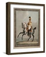 Dragoon Officer of the Royal Saxon Army-Alexander Ivanovich Sauerweid-Framed Giclee Print