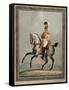 Dragoon Officer of the Royal Saxon Army-Alexander Ivanovich Sauerweid-Framed Stretched Canvas