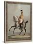 Dragoon Officer of the Royal Saxon Army-Alexander Ivanovich Sauerweid-Stretched Canvas