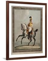 Dragoon Officer of the Royal Saxon Army-Alexander Ivanovich Sauerweid-Framed Giclee Print