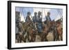 Dragoons in Champagne, April 1917-Francois Flameng-Framed Giclee Print