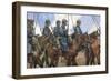 Dragoons in Champagne, April 1917-Francois Flameng-Framed Giclee Print