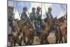 Dragoons in Champagne, April 1917-Francois Flameng-Mounted Giclee Print