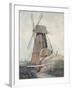 Draining Mill in Lincolnshire, 1807-08-John Sell Cotman-Framed Giclee Print
