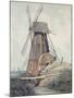 Draining Mill in Lincolnshire, 1807-08-John Sell Cotman-Mounted Giclee Print