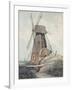 Draining Mill in Lincolnshire, 1807-08-John Sell Cotman-Framed Giclee Print