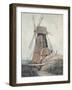 Draining Mill in Lincolnshire, 1807-08-John Sell Cotman-Framed Giclee Print