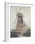 Draining Mill in Lincolnshire, 1807-08-John Sell Cotman-Framed Giclee Print