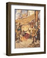 Drake's Drum, Illustration from 'Drake's Drum and Other Songs of the Sea'-Arthur David McCormick-Framed Giclee Print