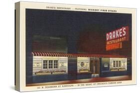 Drake's Restaurant, Retro-null-Stretched Canvas