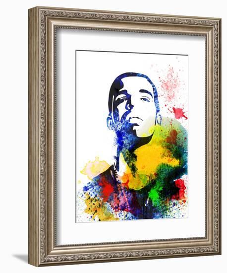 Drake Watercolor-Jack Hunter-Framed Art Print