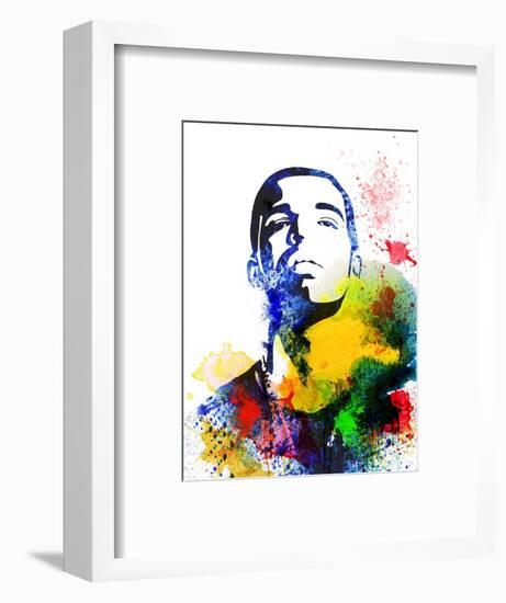 Drake Watercolor-Jack Hunter-Framed Art Print