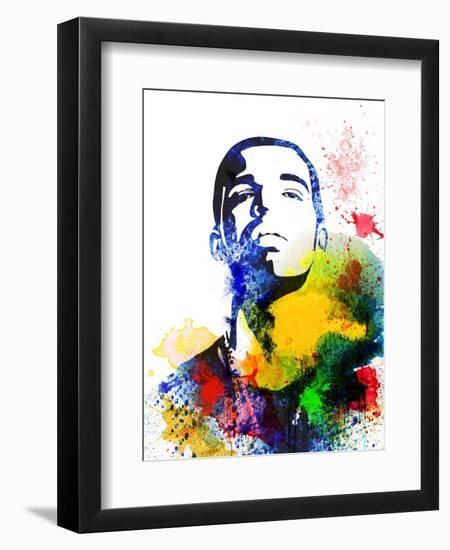 Drake Watercolor-Jack Hunter-Framed Art Print