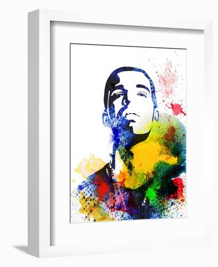 Drake Watercolor-Jack Hunter-Framed Art Print