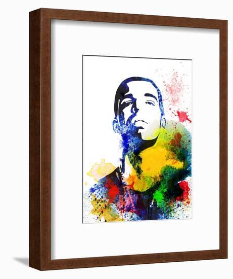 Drake Watercolor-Jack Hunter-Framed Art Print