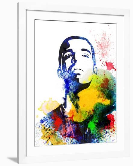 Drake Watercolor-Jack Hunter-Framed Art Print