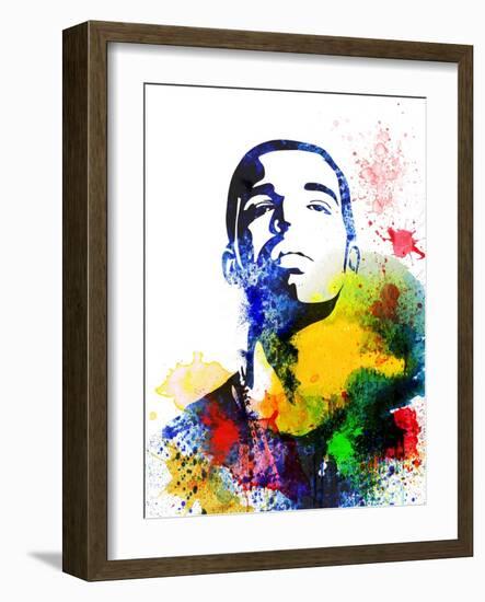 Drake Watercolor-Jack Hunter-Framed Art Print