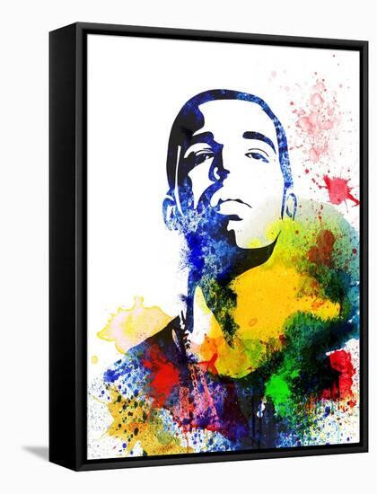 Drake Watercolor-Jack Hunter-Framed Stretched Canvas