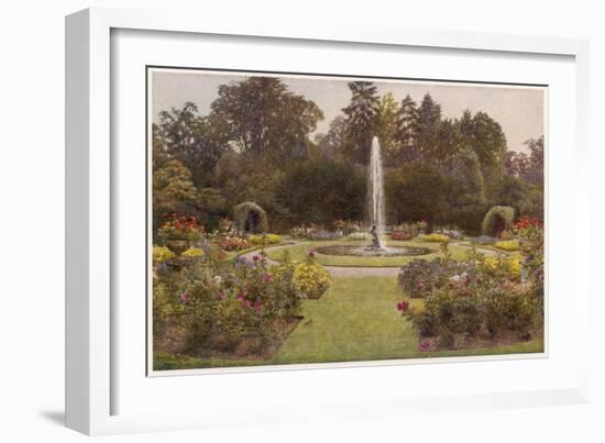 Drakelowe Garden 1908-Beatrice Parsons-Framed Art Print