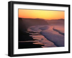 Drakes Bay at Sunrise, Point Reyes National Seashore, USA-John Elk III-Framed Premium Photographic Print