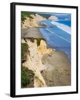 Drakes Beach, Point Reyes National Seashore, California, USA-Julie Eggers-Framed Photographic Print