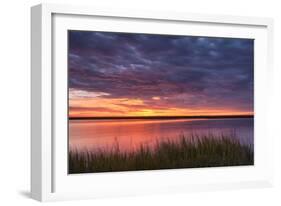 Drama at the Marsh-Michael Blanchette-Framed Photographic Print