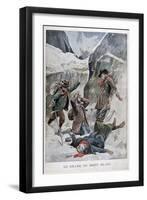 Drama on Mont Blanc, Alps, 1902-null-Framed Giclee Print