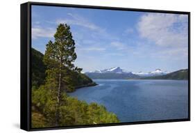 Dramatic Arctic Landscape, Troms, Norway, Scandinavia, Europe-Doug Pearson-Framed Stretched Canvas