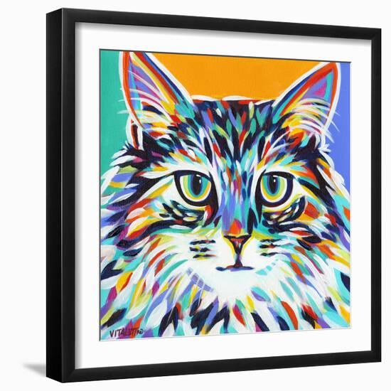 Dramatic Cats I-Carolee Vitaletti-Framed Art Print